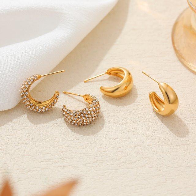 Erpels Ohrringe-Set 750 Gold, Diamant, Perle, Zirkonia, Vintage - Bild 1