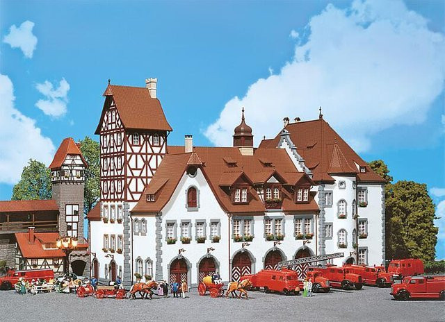 Faller Historische Feuerwache 1 Nürnberg, Feuerwehr, 1:87 (Spur H0) - Bild 1