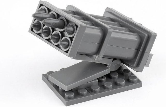 Moderner Raketenwerfer, Soldat, Armeegewehr, SWAT, Militär, Stadt Baustein-Set - Bild 1