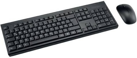 Kensington KM150 EQ Tastatur- und Maus-Set, kabellos, QWERTZ, Schwarz - Bild 1