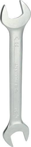 Brilliant Tools Doppel-Maulschlüssel aus Chrom-Vanadium in Silber, Schlüsselweite 20 - 22 mm - Bild 1