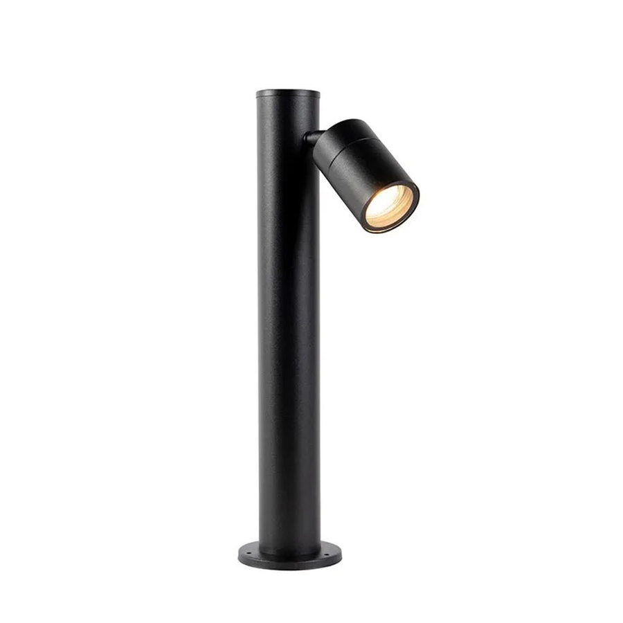 QAZQA Außenleuchte Schwarz aus Edelstahl, verstellbar und dimmbar, IP44, GU10, modernes Design für Garten und Außenbereich - Bild 2