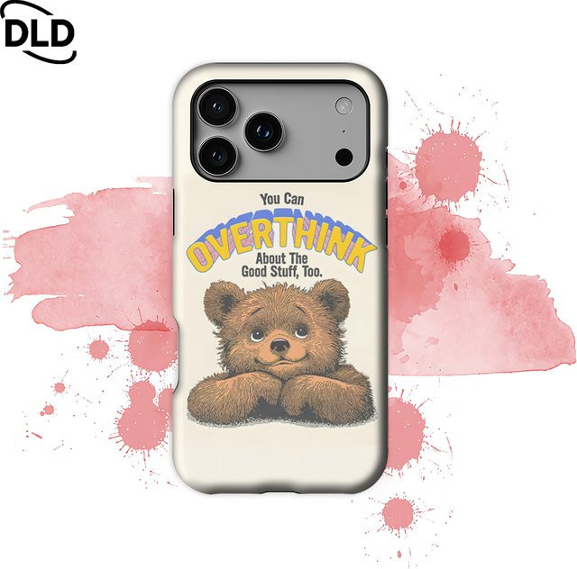 Overthink BearFor Magnetische Handyhülle für iPhone 17 16 15 14 13 Pro Max Plus Robuste Ein- und Doppelschichtige Schutzhülle - Bild 1