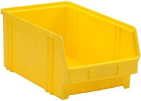 Hünersdorff Sichtbox aus Kunststoff in Gelb, Größe 4 - Bild 1