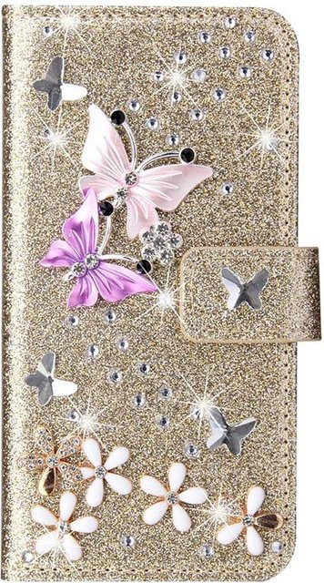 Glitzerhülle für Samsung Galaxy in Gold - Bild 1