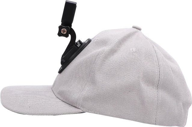 3CZY Baseballkappe mit Action-Kamera-Halterung in Grau - Bild 1