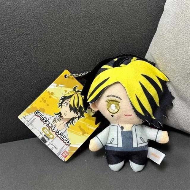 Yiran toy 1 Anime Plüschpuppe Manjiro Sano Ryuguji Ken Habumiya Ichiho Keisuke Matsuno Chidori Sankilon Plüschanhänger, 10cm, ab 14 Jahren - Bild 1