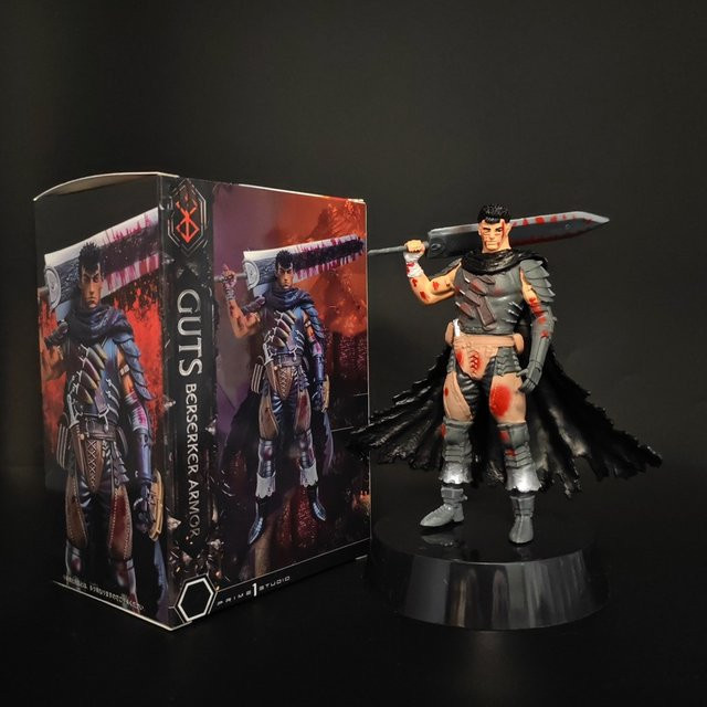 Bandai Berserk Guts Der Schwarze Schwertkämpfer, Actionfigur, 13cm - Bild 1