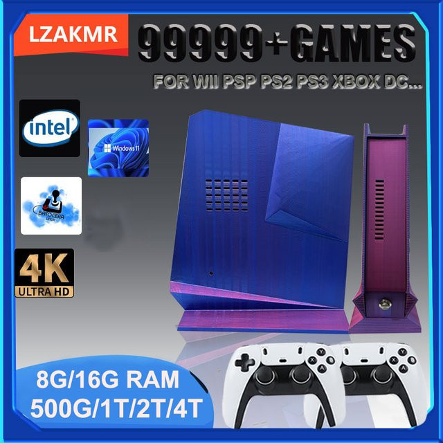 G3 Retro-Spielekonsole Handheld mit 99999+ Spielen, Windows 11 und Batocera, 8G/16G RAM, 2TB/4TB Speicher für PS2, PS3, Wii U, Wii, SS und Gamecube, Intel Prozessor - Bild 1
