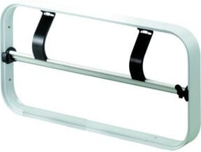 Rocholz Rahmen komplett STANDARD mit gezahnter Abreißschiene in Weiß, Rollenbreite: 80 cm - Bild 1