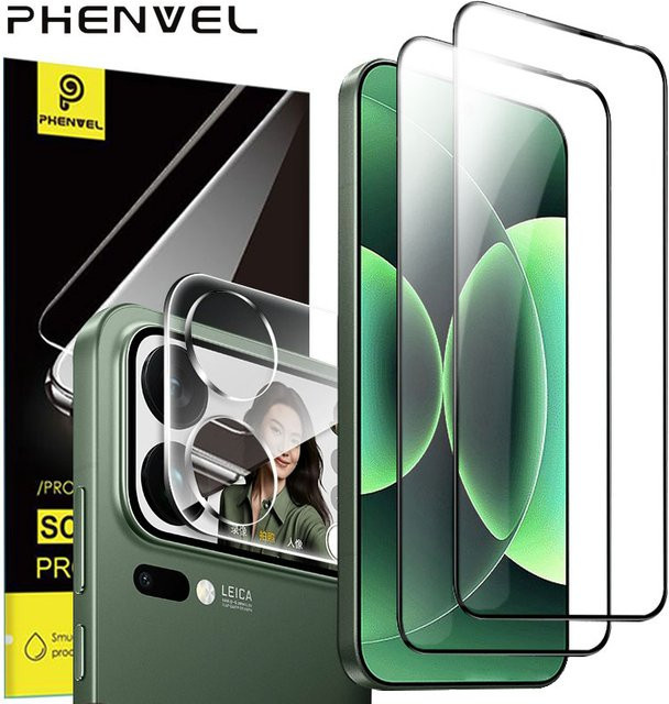Oleophobes Schutzglas für Xiaomi 17 Pro und Xiaomi 17 Pro Max, transparentes Anti-Explosion-Displayschutzglas aus gehärtetem Glas - Bild 1