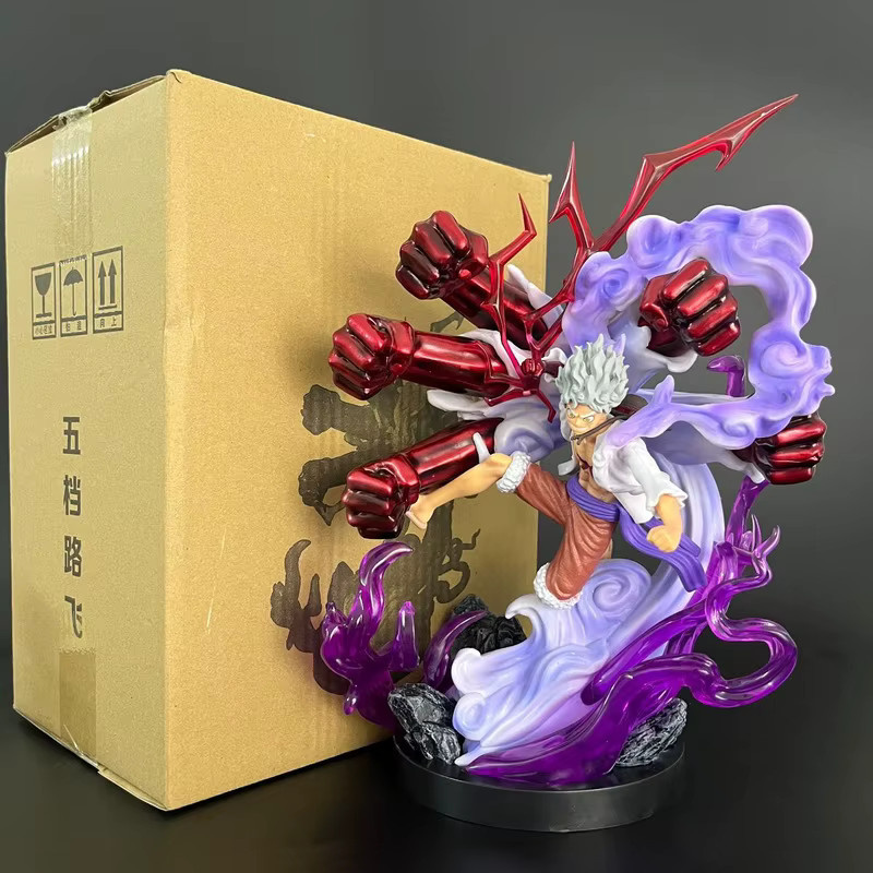 Bandai One Piece Gear 5 Nika Luffy Figur, Anime-Statue, für Erwachsene - Bild 2