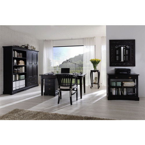 SIT Armstuhl SAMBA aus Holz in Schwarz, B/H/T: 60 x 87 x 61 cm - Bild 2