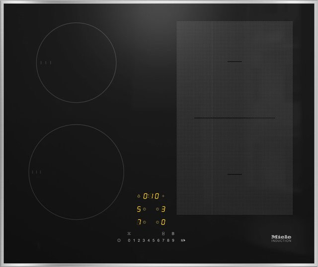 Miele KM 7464 FR Autark-Induktionskochfeld in Edelstahl und Schwarz mit Smart Home Integration - Bild 1