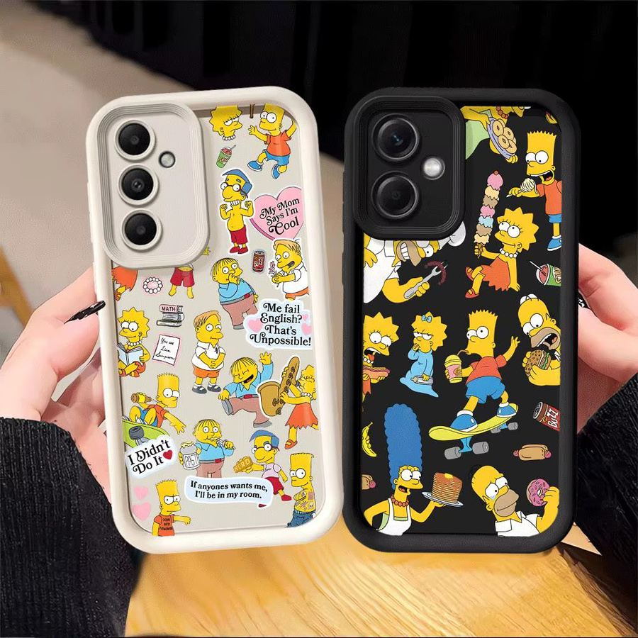 Handyhülle Soft Shell mit The Simpsons Cartoon Design für Xiaomi Redmi Note 13 Pro Plus 14 Pro 12 13 11 Pro 10S 12S 11S in Multicolour - Bild 2