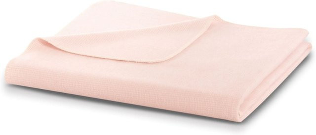 Biederlack Wohndecke Pearl in Pink aus Baumwolle - Bild 1