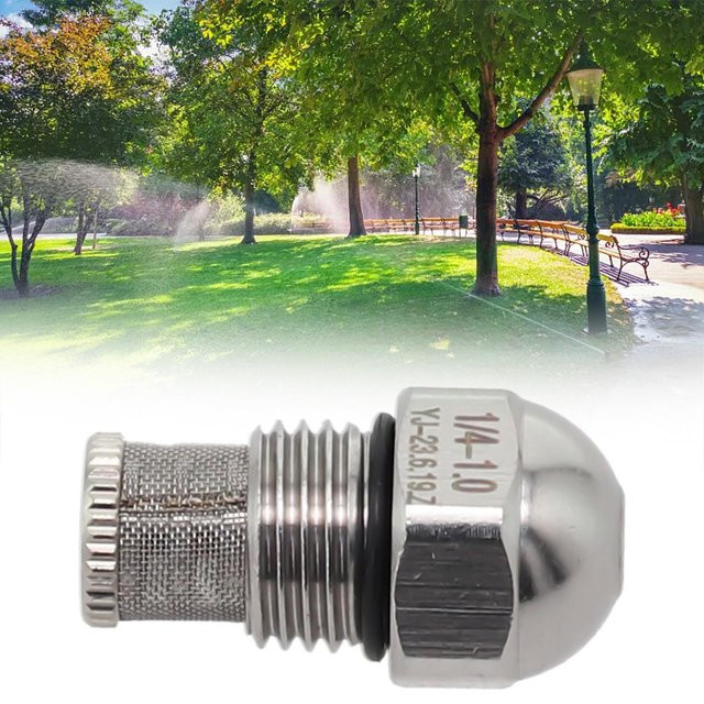 Star Garden Sprühdüse aus Edelstahl für Hoch- und Niederdruck in Silber mit 1.0 mm Düsenöffnung - Bild 1