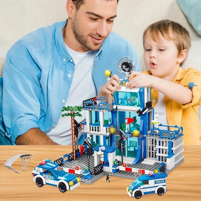Bohui Toys Polizei Weltraumanlage Armeestil Bausteine Bau-Set - Bild 2