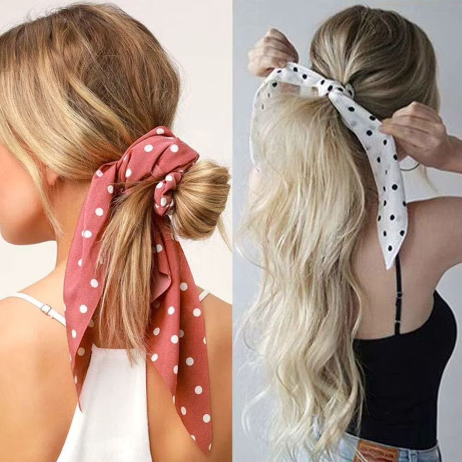 Haarband Punkte, Scrunchies, Damen - Bild 2