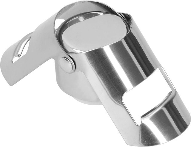 TOMTOP JMS Champagnerflaschenverschluss aus Edelstahl und Silikon in Weiß und Silber, luftdichter und auslaufsicherer Verschlussstopfen für die Küche und Bar - Bild 1