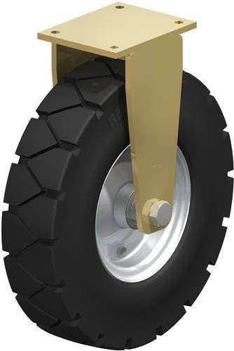 Blickle Bockrolle BS-VLE 460K in Schwarz und Multicolour mit Stahl, Rad-Durchmesser: 455 mm, Tragfähigkeit (max.): 1415 kg - Bild 1