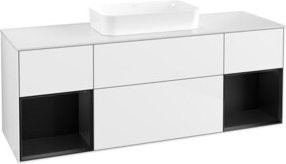 V&B Waschtischunterschrank Finion in Weiß lackiert, B/H/T: 160 x 60,3 x 50,1 cm - Bild 1