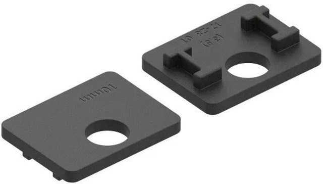 FeNau Gummieinlage für Glas 10 mm für Glasklemme Modell 24, Schwarz - Bild 1