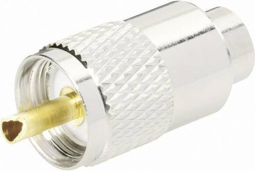 TRU Components 1579278 UHF-Steckverbinder Stecker, gerade, Silber - Bild 1