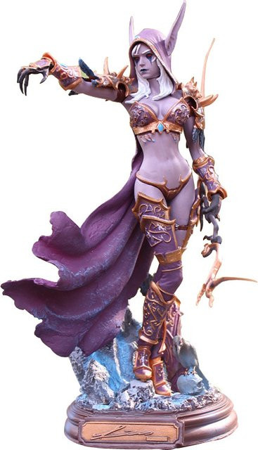 Calede World Of Warcraft Sylvanas Windrunner Actionfigur, 23 cm, Kunststoff, Lila - Bild 1