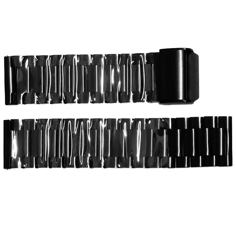Uhrenarmband Edelstahl, Silber, 22 mm, Unisex - Bild 2