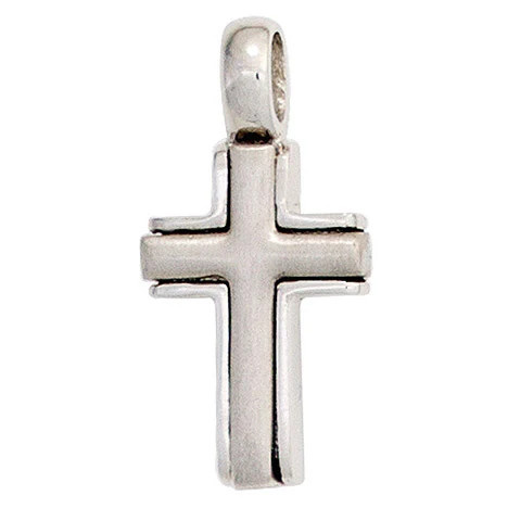 Colfem Anhänger Kreuz, 950 Platin, matt, Unisex - Bild 1