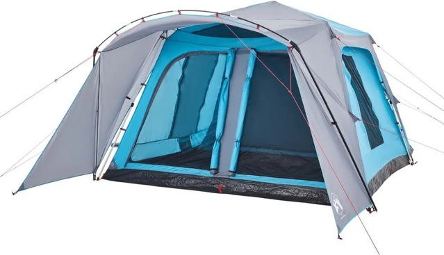 vidaXL Familienzelt mit Vorzelt für 9 Personen in Blau mit Quick Release System 4004214 - Bild 1