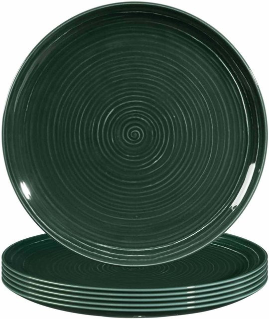 Seltmann Weiden Speiseteller Terra Moosgrün 6er Set Durchmesser: 27,5 cm - Bild 1