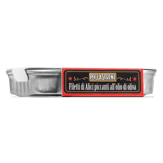 Pollastrini Sardellenfilets in Olivenöl mit Chili 100 g - Bild 2
