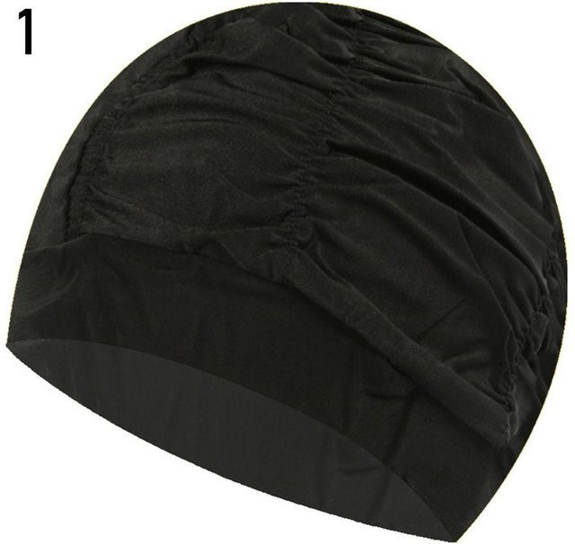 XZdingchen Elastische Nylon Badekappe als Turban zum Schutz der Ohren und Haare beim Baden und im Pool - Bild 1
