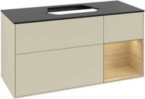 V&B Waschtischunterschrank Finion in Grau lackiert, Breite: 120 cm, Tiefe: 50,1 cm, Höhe: 50,1 cm - Bild 1