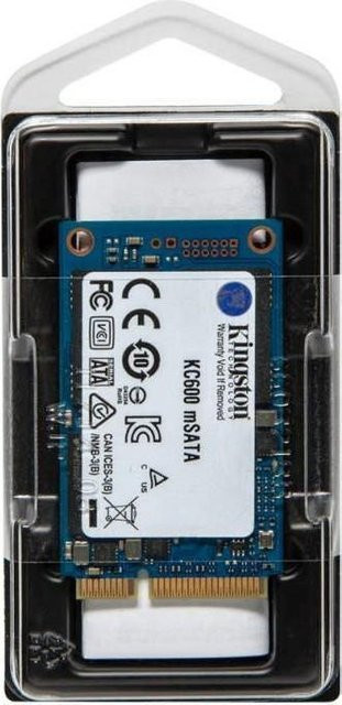 Kingston KC600 mSATA SSD 256 GB Serial ATA III 3D TLC in Blau - Bild 1
