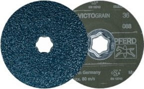 PFERD TOOLS COMBICLICK Fiberscheibe VICTOGRAIN 36 Blau Durchmesser: 115 mm - Bild 1
