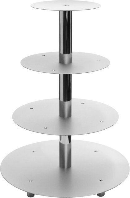 Schneider Tortenständer rund in Silber, Höhe: 54,6 cm - Bild 1