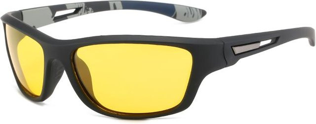 Yiran toy Radsport Sonnenbrille, Kunststoff, Vollrand, rechteckig, Herren - Bild 1