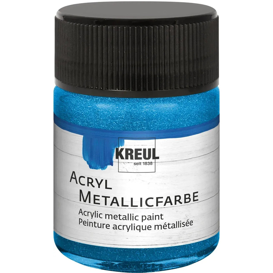 Kreul Acrylfarbe Metallic Blau 50 ml - Bild 2