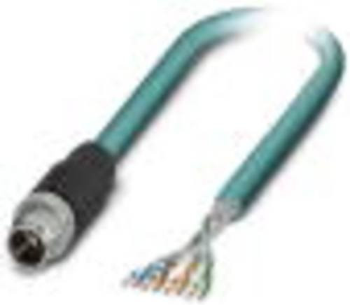 Phoenix Contact 1407469 Sensor-Aktor-Anschlussleitung Cat6a Ethernet LAN, Farbe: Blau/Türkis, Länge: 5,00 m - Bild 1