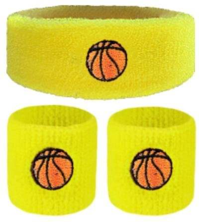 ZTTO Kinder Stirnband und Armband Set, Gelb - Bild 1