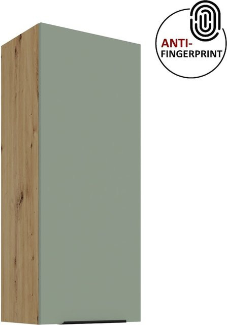 ARIA Hängeschrank Aquamarin mit Anti Fingerprint Oberfläche, Höhe: 45 cm, Breite: 90 cm - Bild 1