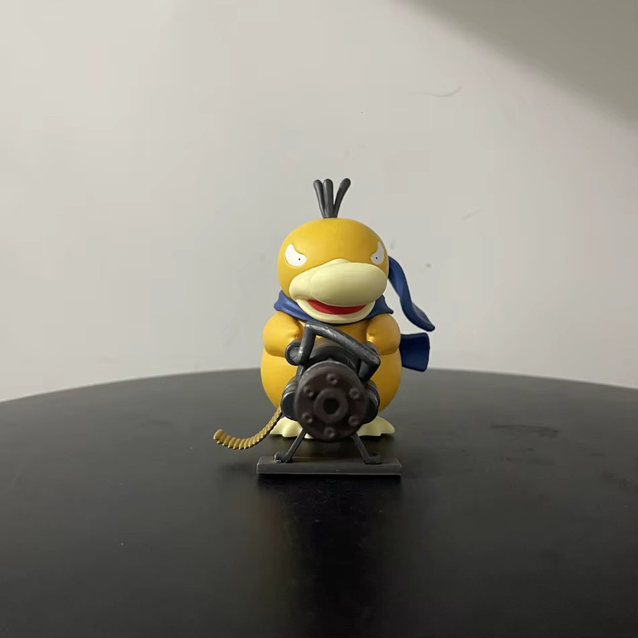Bandai Pokémon Psyduck mit Gatling-Gewehr, Actionfigur, 9cm - Bild 2