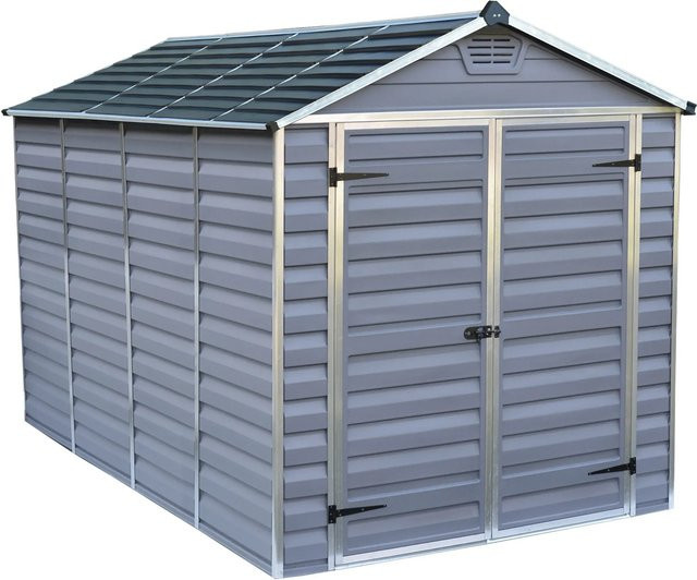 Palram - Canopia Skylight Gerätehaus Anthrazit mit Oberlichtdach und rutschfestem Boden B/H/T: 185,5 x 217 x 305,5 cm - Bild 1
