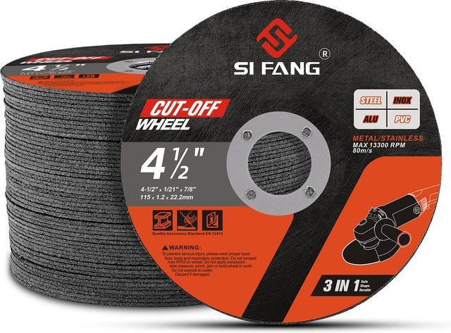SI FANG 10 Stück Harz-Kreissägeblatt Mini-Trennscheibe für Metall Durchmesser: 115 mm - Bild 1