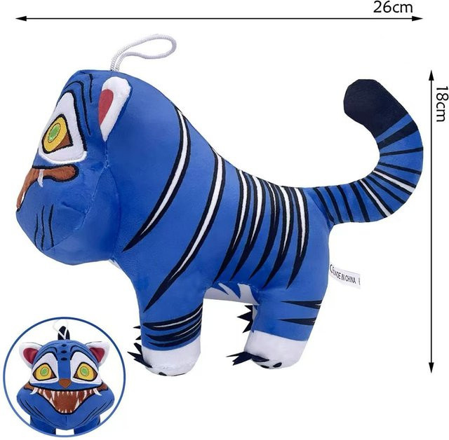 Anime Kpop Dämonenjäger Plüsch, Lila Tiger, ab 14 Jahren - Bild 1