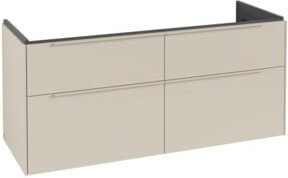 V&B Waschtischunterschrank Subway 3.0 in Grau, B/T/H: 127,2 x 56,6 x 47,8 cm - Bild 1