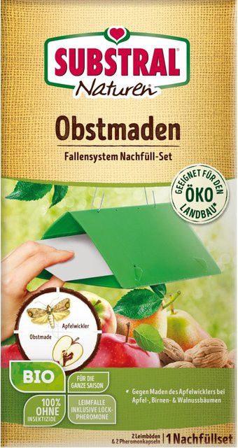 Naturen Obstmaden-Falle Nachrüstset zur Bekämpfung von Apfelwicklern für den Hobbygarten - Bild 1